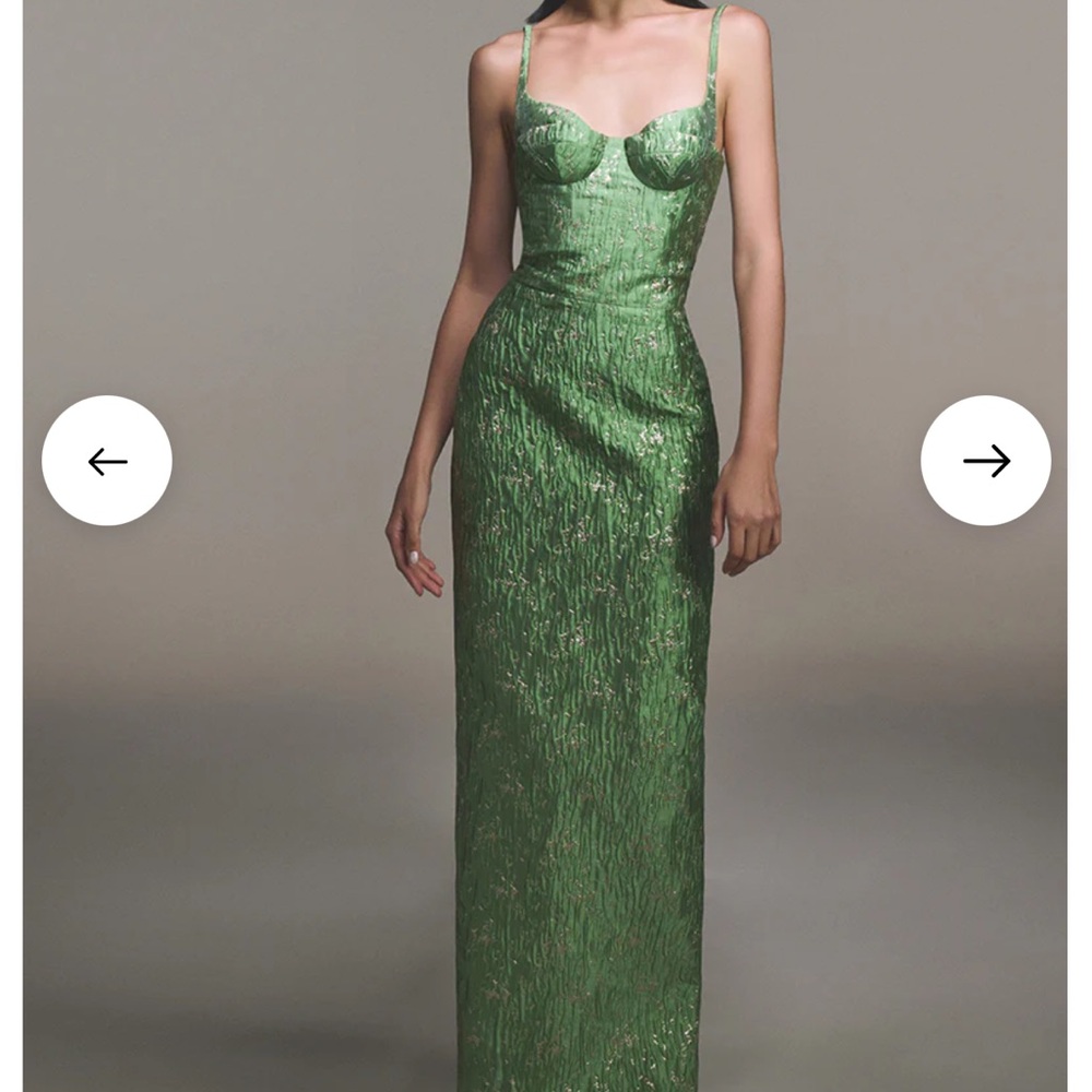 Montsand Brocade Bamboo Dress NWT NEVER WORN size Medium